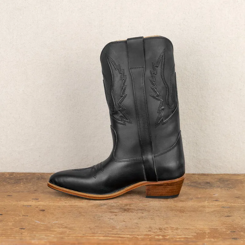 Santiags La Botte Gardiane cuir naturel noir