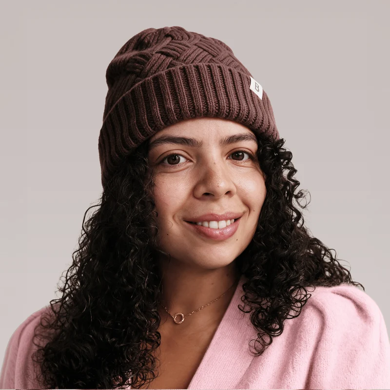 Bonnet en cachemire doublé de soie