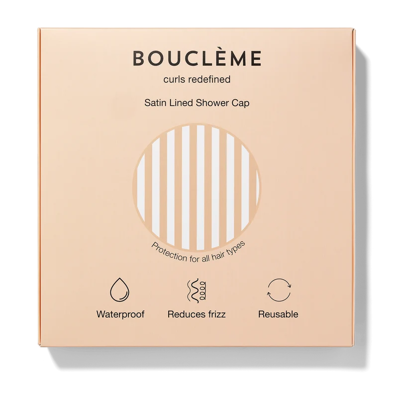 Bonnet de douche doublé de satin