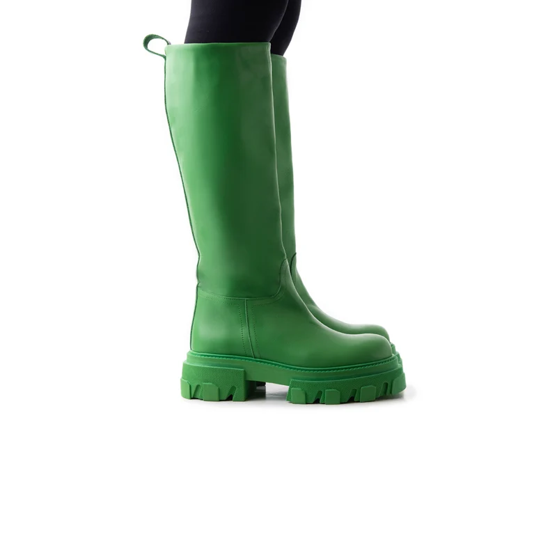 Marikina Green Leather