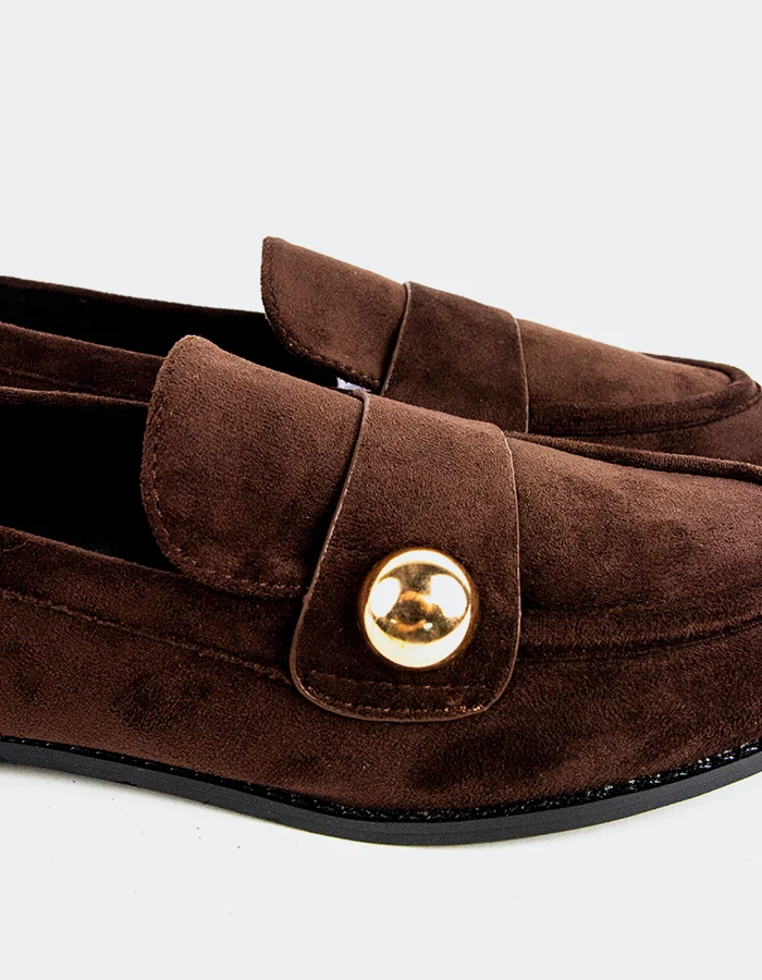 Gamine Brown Suede