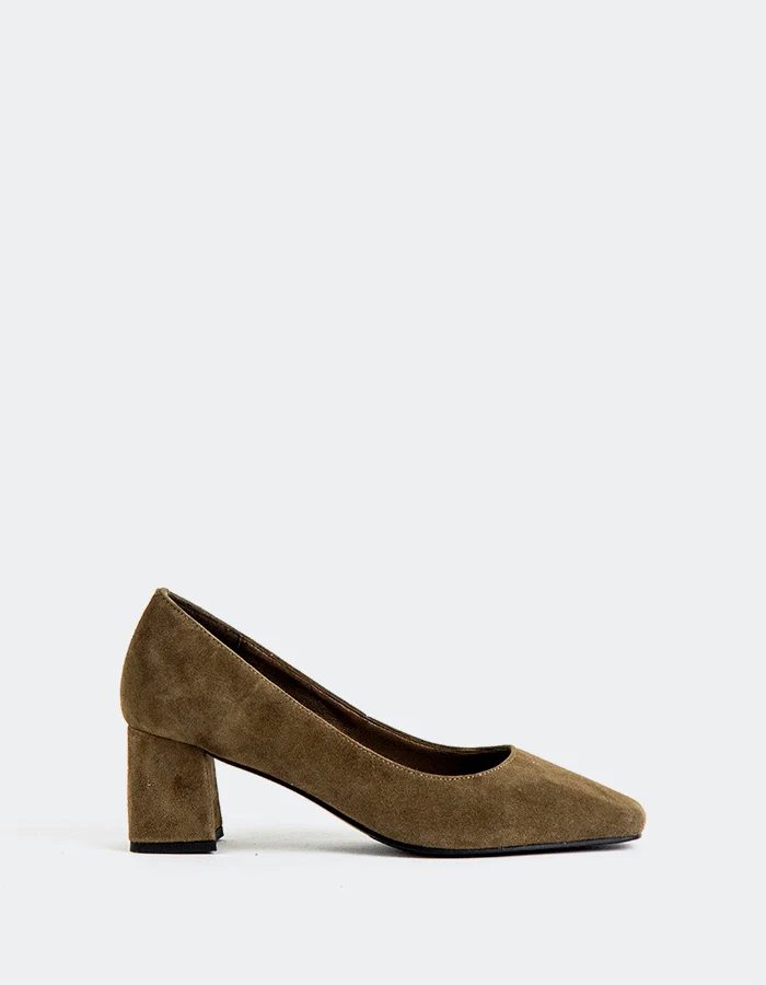 Sephina Khaki Suede