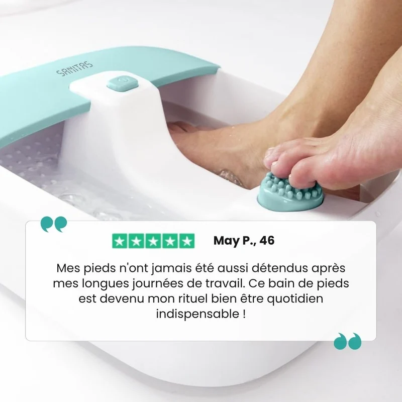 Bain de Pieds Relaxant Balnéothérapie