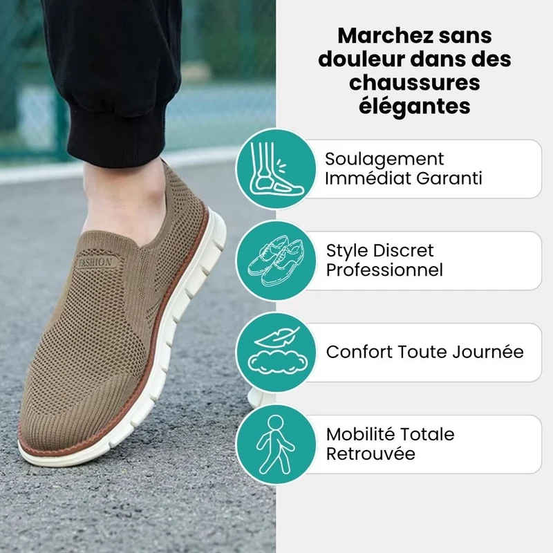 Cortan™ - Chaussures Orthopédiques Décontractées Homme