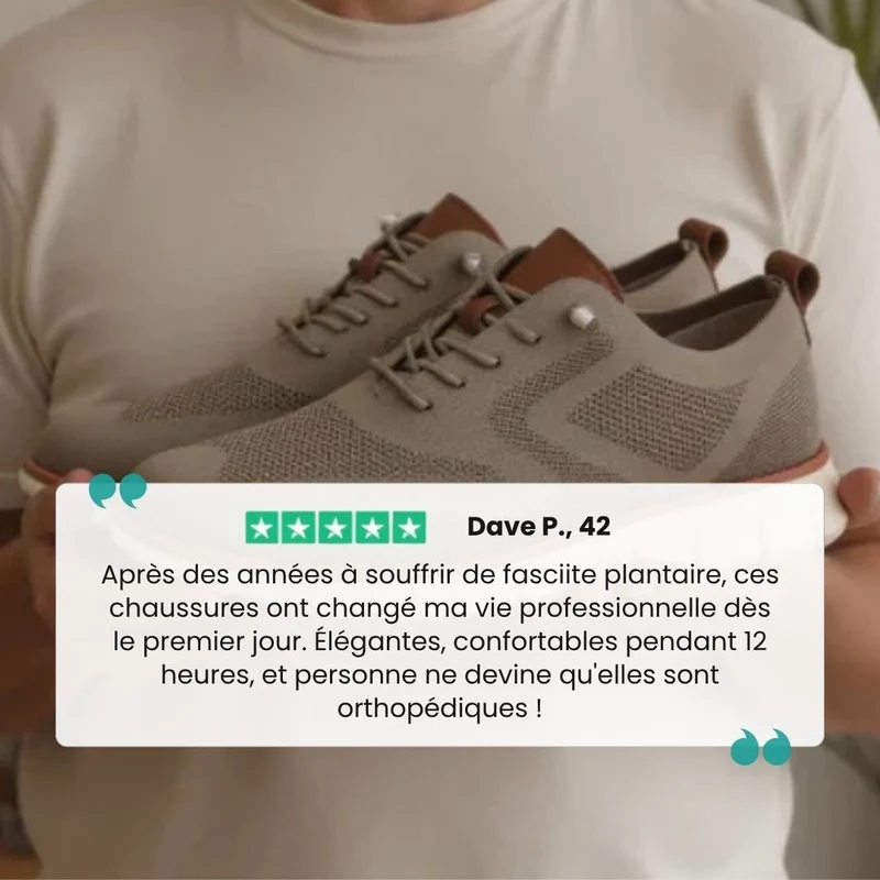 UrbanEase™ – Chaussures de Ville Orthopédiques