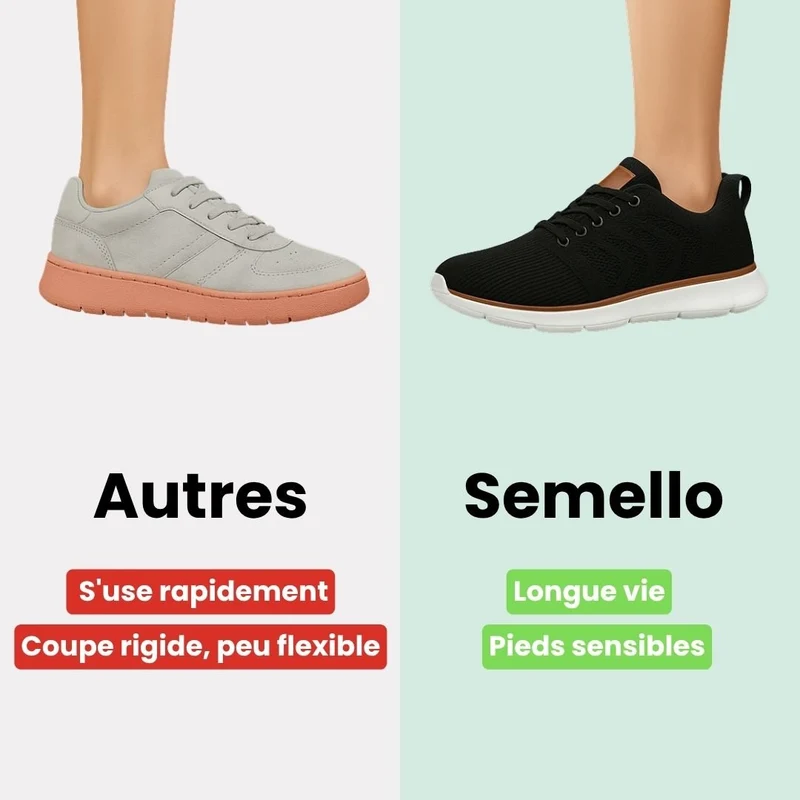 Chaussures de Ville Orthopédiques Respirantes