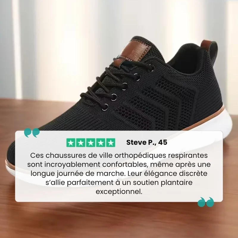 Chaussures de Ville Orthopédiques Respirantes