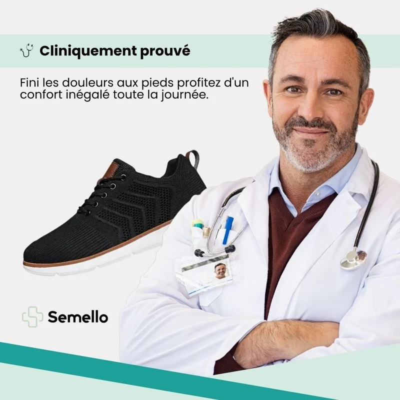 Chaussures de Ville Orthopédiques Respirantes