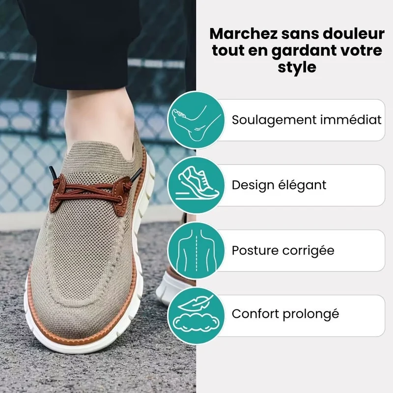 Chaussures Orthopédiques Homme Casual