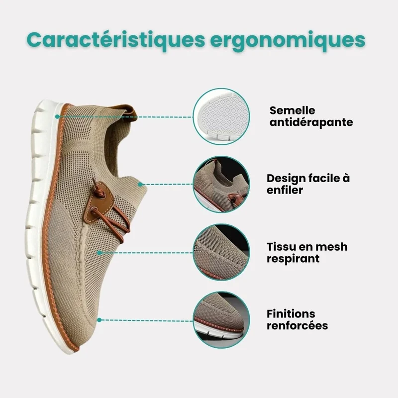 Chaussures Orthopédiques Homme Casual