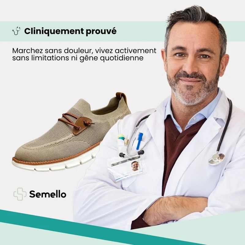 Chaussures Orthopédiques Homme Casual