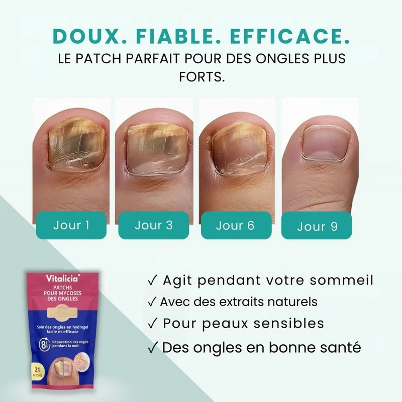 Patch et Sérum contre les Mycoses des Ongles