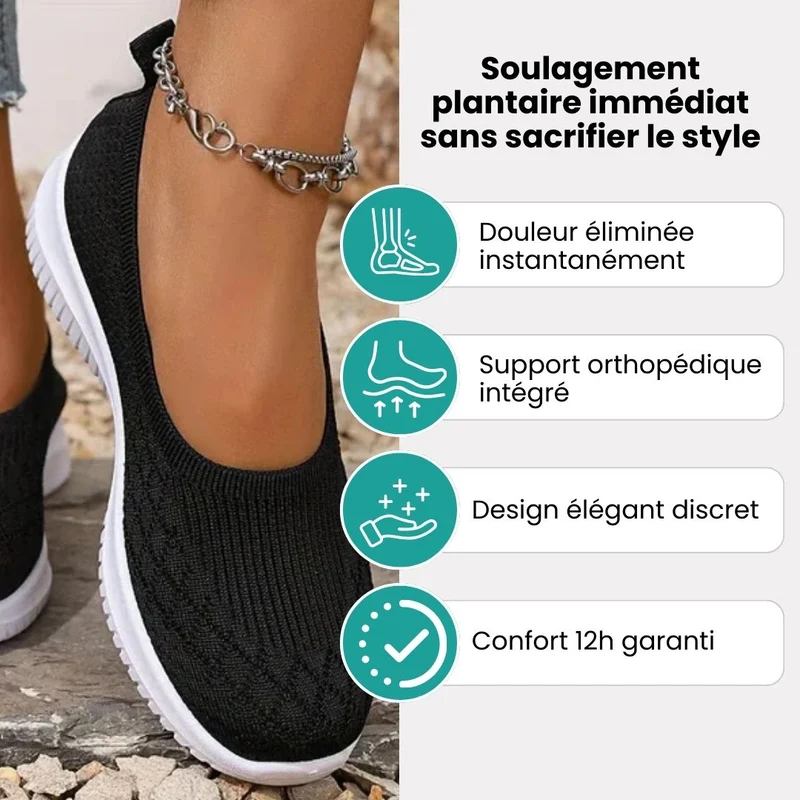 SoftEase™ – Baskets orthopédiques femme confort supérieur