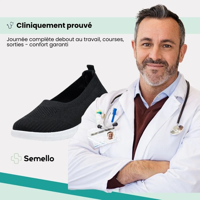 SoftEase™ – Baskets orthopédiques femme confort supérieur