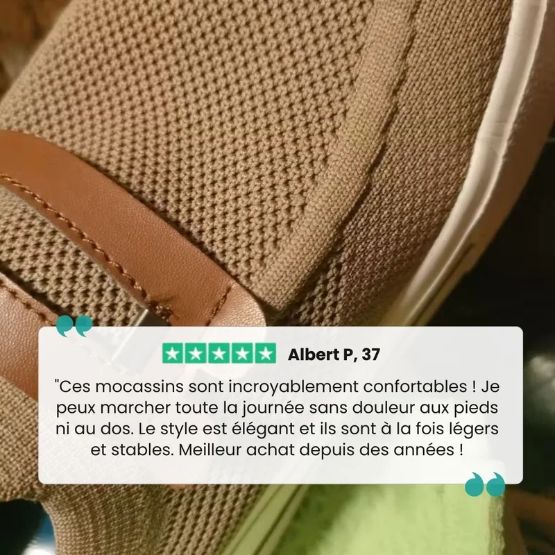 CityConfort™ - Mocassins à confort orthopédique homme
