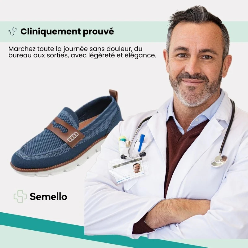 CityConfort™ - Mocassins à confort orthopédique homme
