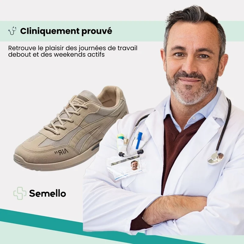 MotionStep™ – Baskets orthopédiques homme maintien et légèreté