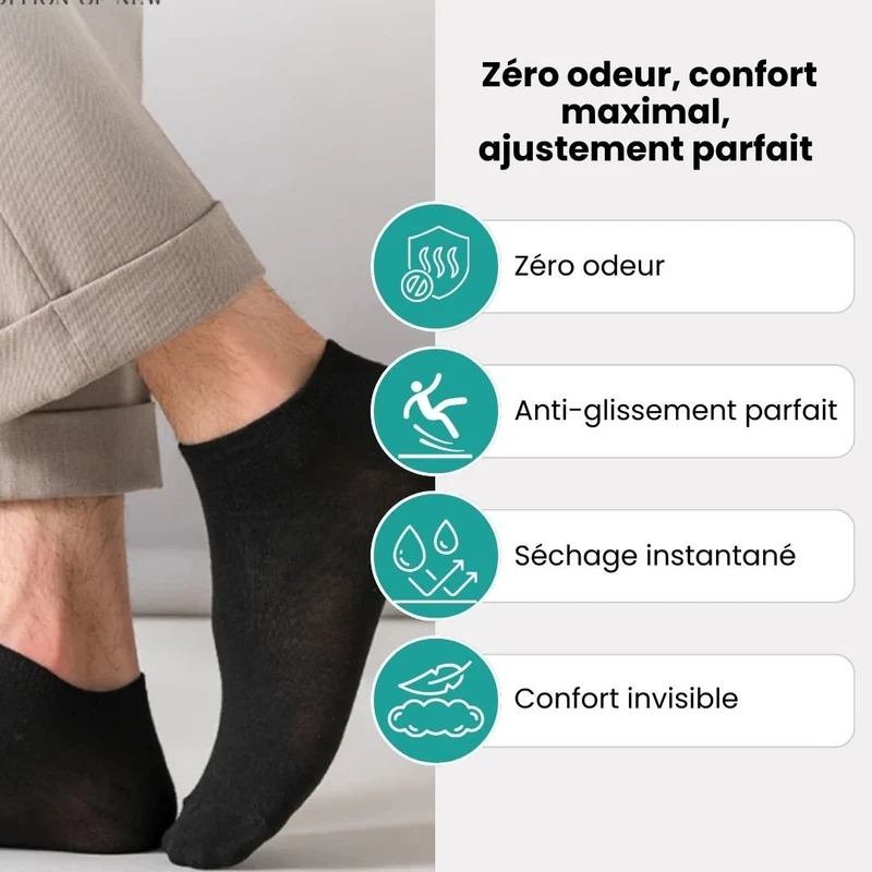 Chaussettes Basses – Anti-Odeurs & Ultra Confort