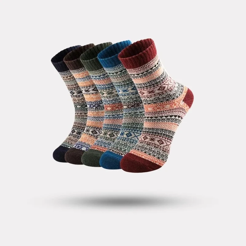 Chaussettes Laine Femme 4 paires – Confort & Isolation Hiver