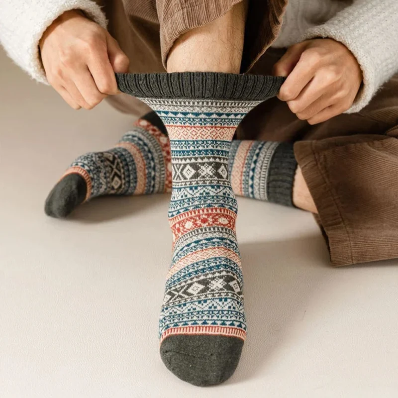 Chaussettes Laine Femme 4 paires – Confort & Isolation Hiver