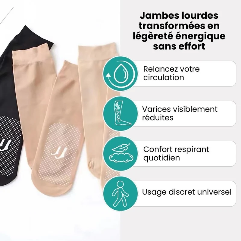 Chaussettes de Massage Minceur – Massage & Circulation