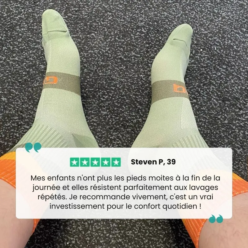 Chaussettes de Cyclisme – Respirantes & Séchage Rapide