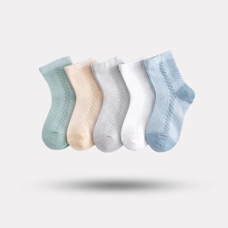 Chaussettes Enfant en Coton – Respirante & Confortable