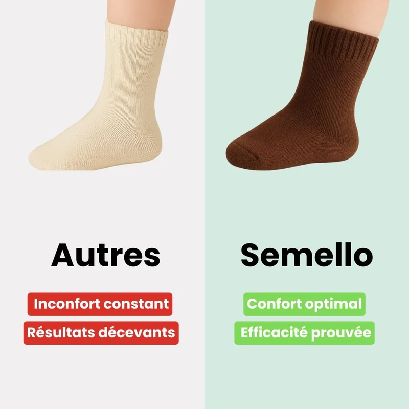 Chaussettes Chaudes Enfant – Épaisses & Confort Hiver (5 paires)