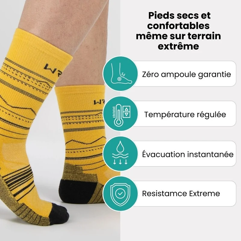 Chaussettes Mérinos Sport – Randonnée & Running