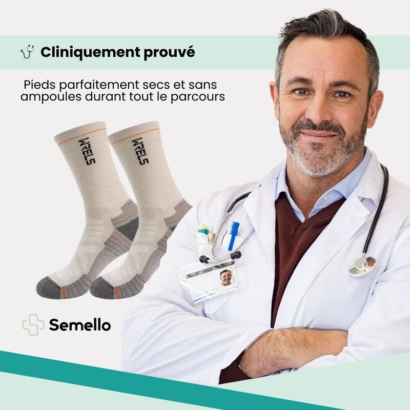 Chaussettes Mérinos Sport – Randonnée & Running