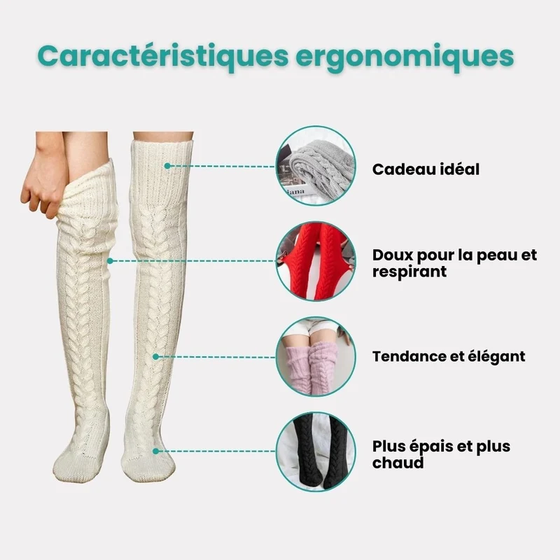 Chaussettes Longues Hiver – Confort & Chaleur au Quotidien