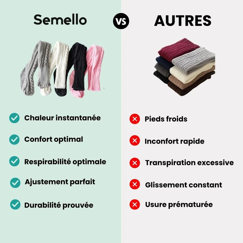 Chaussettes Longues Hiver – Confort & Chaleur au Quotidien