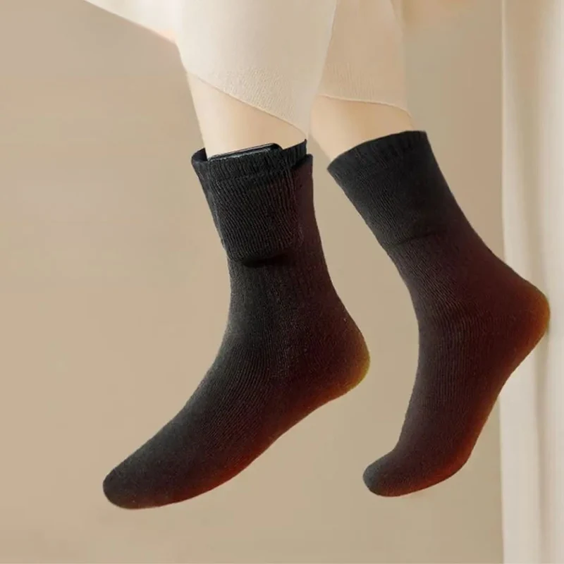Chaussettes Chauffantes Rechargeables – Chaleur Instantanée