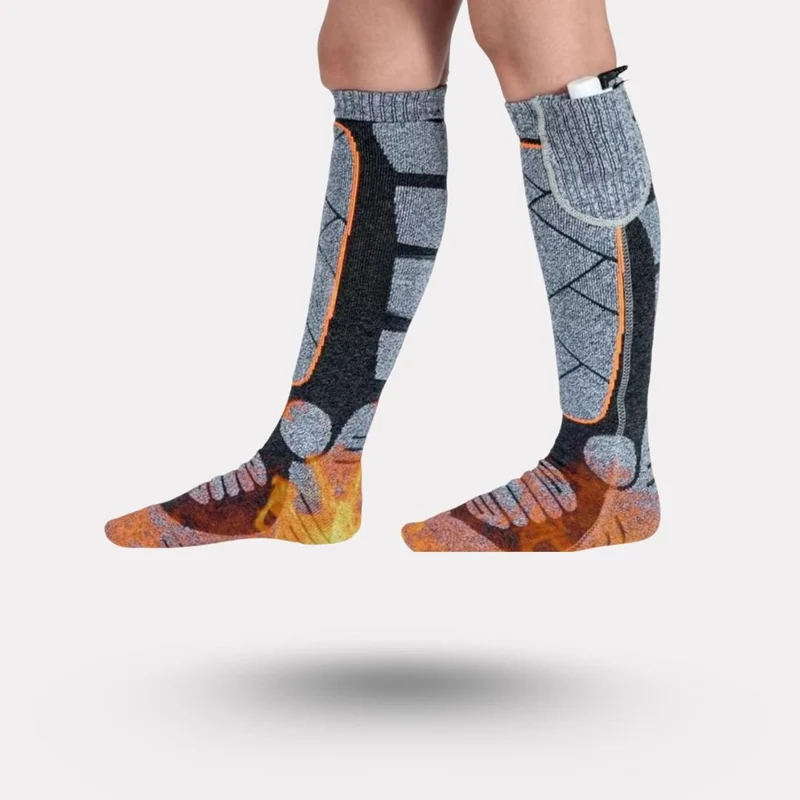 Chaussettes Chauffantes Hiver – Protection Anti-Froid & Bien-être