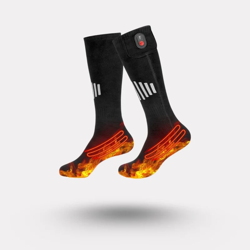 Chaussettes Chauffantes Sport – Ski, Randonnée & Pêche (Taille Universelle)