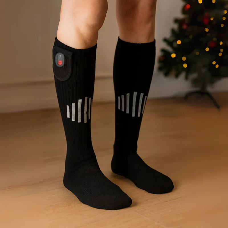Chaussettes Chauffantes Sport – Ski, Randonnée & Pêche (Taille Universelle)