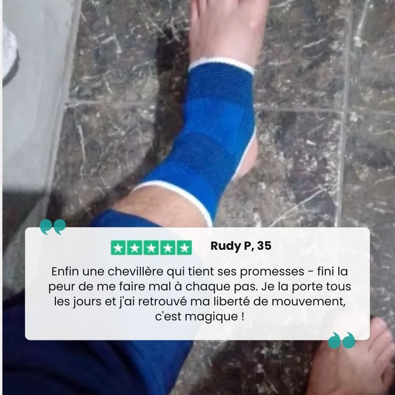 Chevillère Élastique– Soutien Cheville & Prévention Blessures