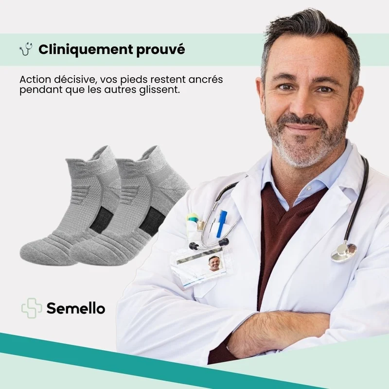 Chaussettes Antiglisse – Idéales Football & Basketball