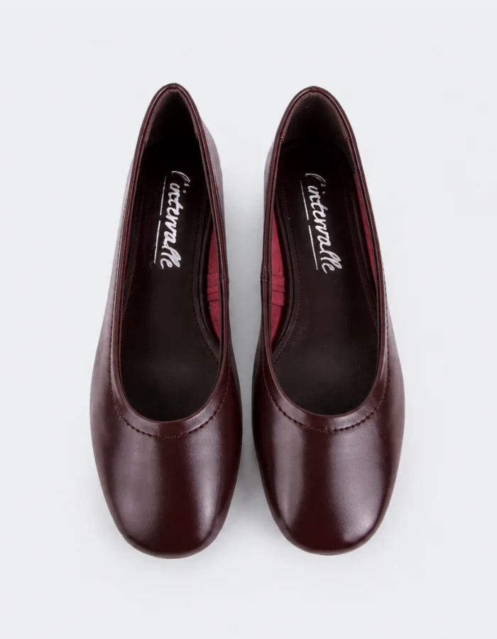 Doree Burgundy Leather