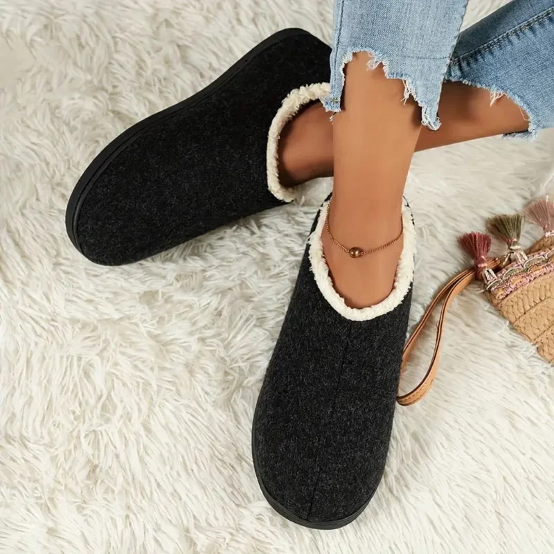 Chaussons Orthopédiques Antidérapants | Chaleur & Stabilité Hiver Femme
