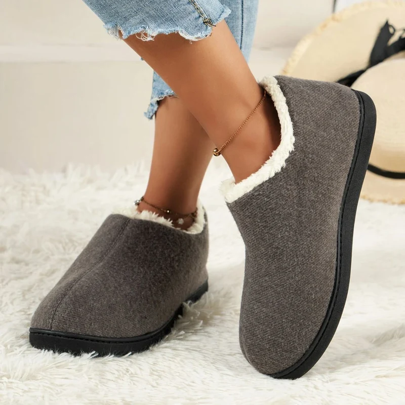 Chaussons Orthopédiques Antidérapants | Chaleur & Stabilité Hiver Femme