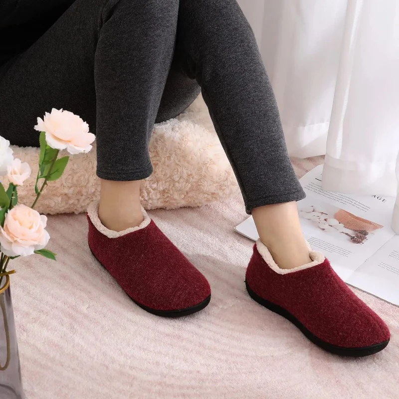 Chaussons Orthopédiques Antidérapants | Chaleur & Stabilité Hiver Femme