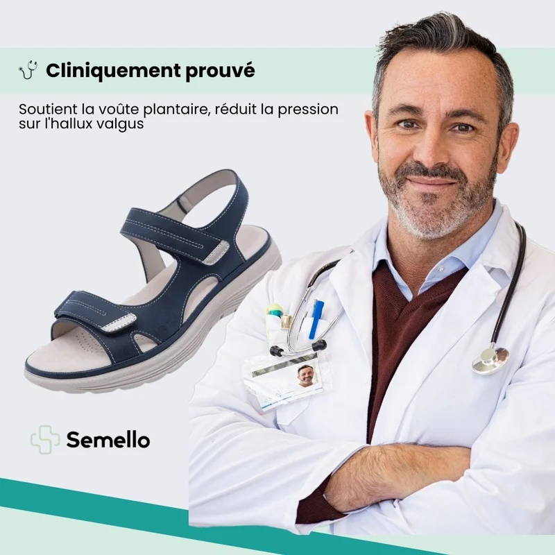 Sandales Confortables avec Soutien Orthopédique