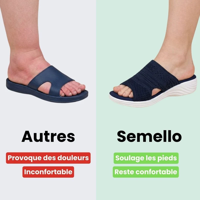 Sandales Compensées - Confort Orthopédique & Élégance