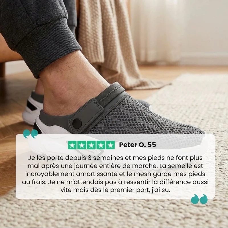 Sandales Orthopédiques avec Maintien & Confort au Quotidien