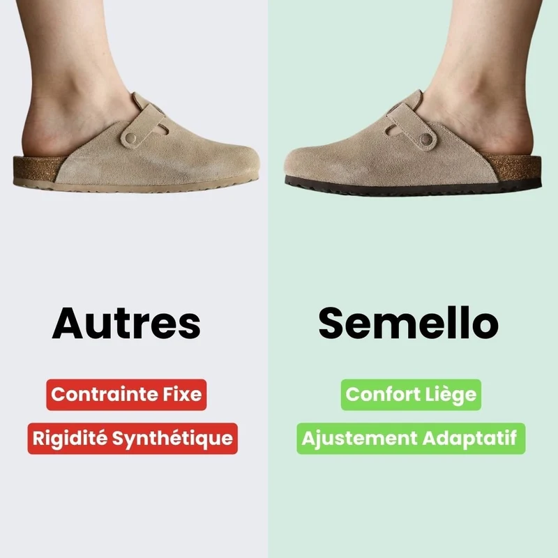 Sandales Femme en Liège – Amorti Naturel & Soutien
