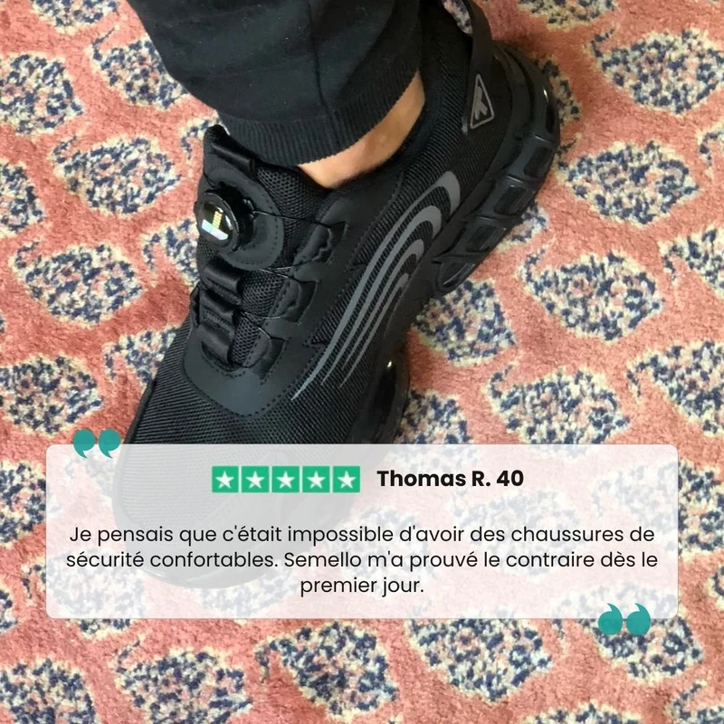 Chaussures de Sécurité Orthopédiques – Zéro Fatigue