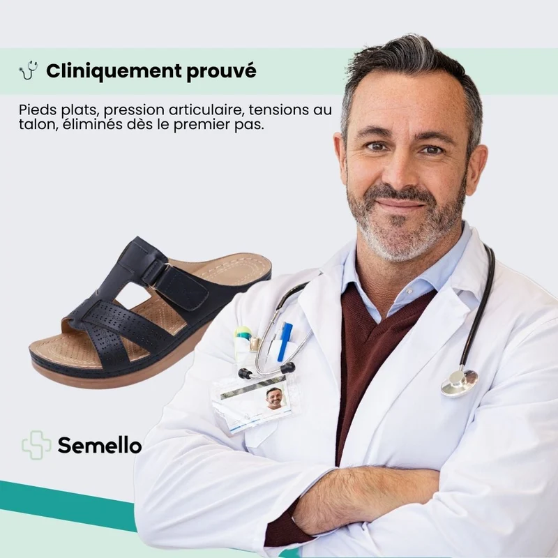 Sandales Compensées Orthopédiques – Posture & Bien-Être
