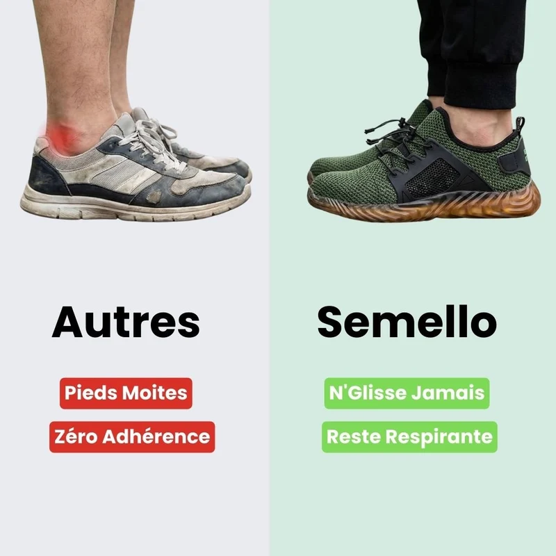 Baskets de Sécurité - Mesh Légères & Respirantes