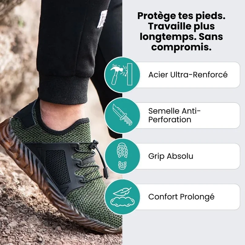 Baskets de Sécurité - Mesh Légères & Respirantes